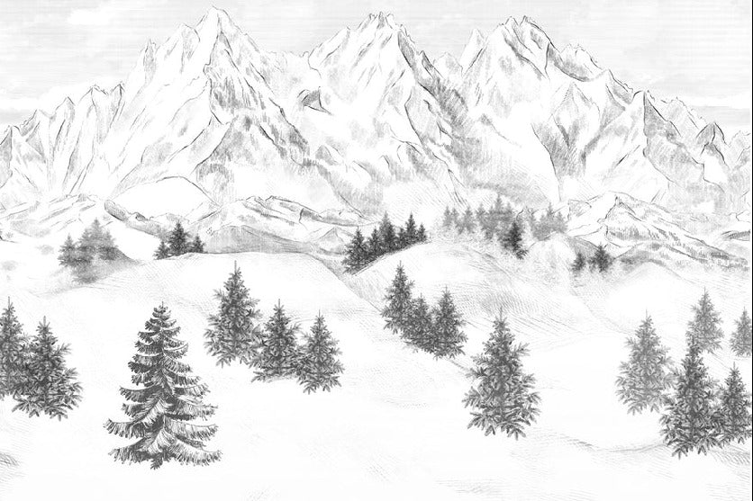 Sfondo della montagna di Chamonix