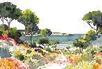 Panorama-Tapete Sommerluft