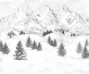 Papel pintado de la montaña de Chamonix