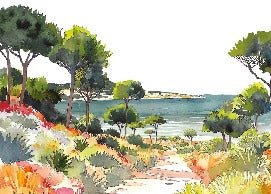 Papel pintado panorámico de verano