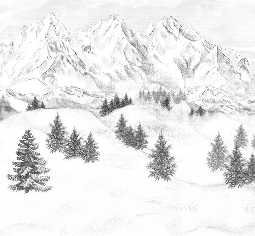 Sfondo della montagna di Chamonix