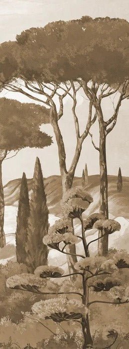 Papier peint balade dans les calanques monochrome, XXL, tendance