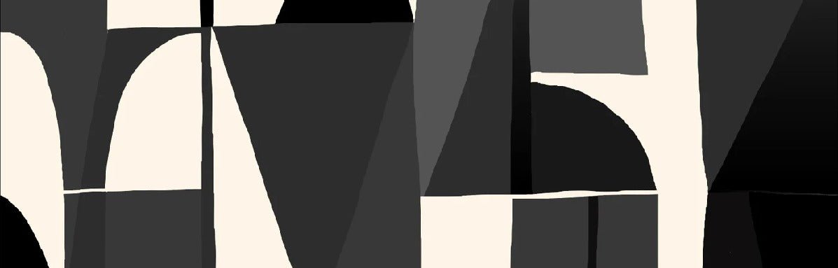 Papier peint Memphis style noir, XXL, tendance