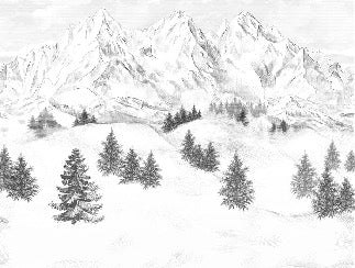 Papel pintado de la montaña de Chamonix