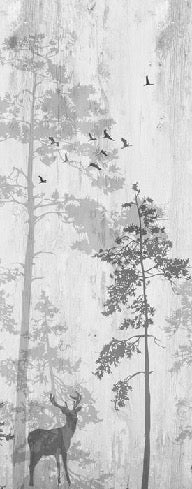 Papier peint Forêt Nostalgique