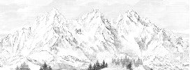 Tapete Berggipfel von Chamonix