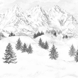 Sfondo della montagna di Chamonix