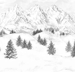 Sfondo della montagna di Chamonix