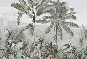 Papier peint mirage tropical