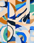 Papier peint abstrait vibrant