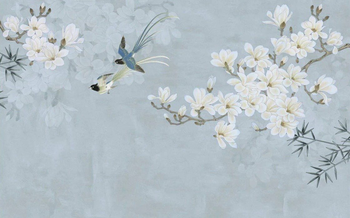 Tapete Floral Bird