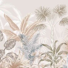 Papier peint panoramique jungle terracotta, XXL, tendance