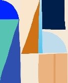 Papier peint Memphis style vibrant
