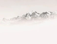 Tapete Nebliger Morgen Mont Blanc