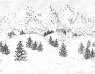 Sfondo della montagna di Chamonix