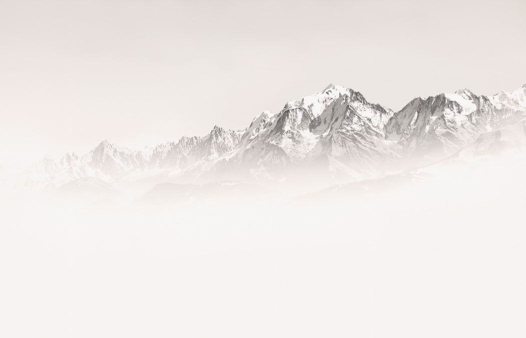Tapete Nebliger Morgen Mont Blanc