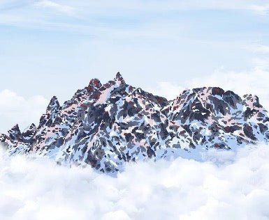 Papel pintado Mont Blanc toile des Cimes