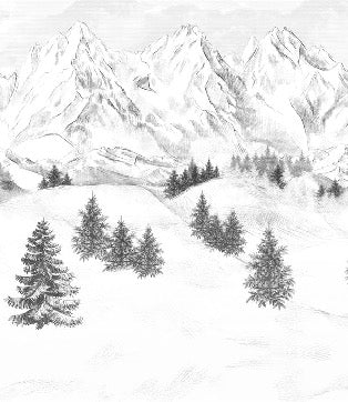 Sfondo della montagna di Chamonix
