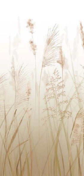 Papier peint fleur des champs de blé