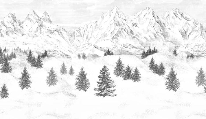 Papier peint Aiguilles d'Arves, XXL, tendance