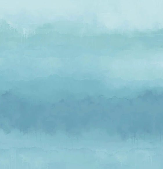 Carta da parati panoramica blu sfumata