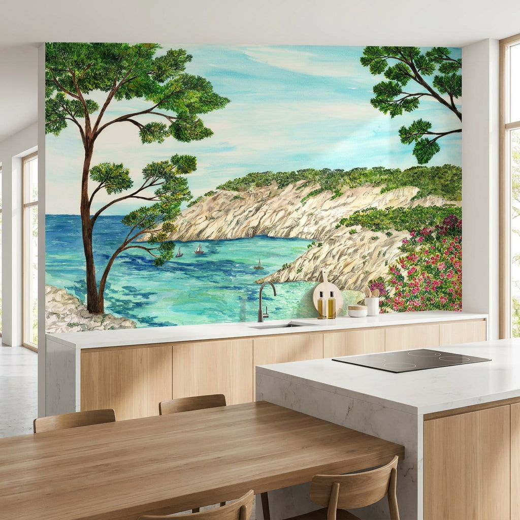 Panoramic Wallpaper - The Calanques of the South