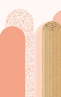 Papier peint Art déco graphique tendance rosé - Muralconcept