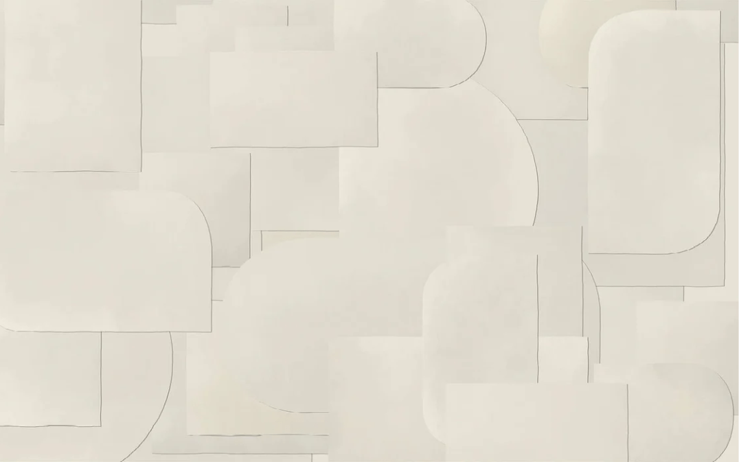 Panoramic cut wallpaper