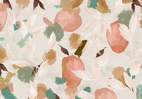 Papier peint bloom & brush - Muralconcept