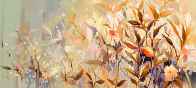 Papier peint printemps design - Muralconcept