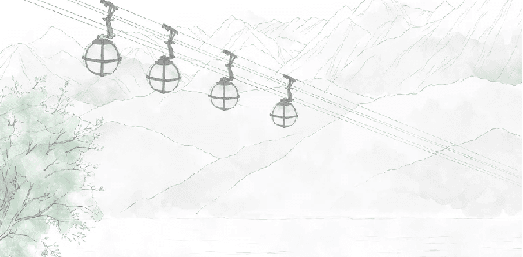 Papier peint panoramique - Bulle alpine - Muralconcept