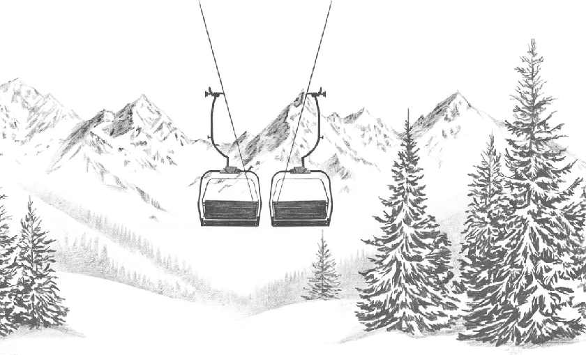 Papier peint immersion Alpine - Muralconcept