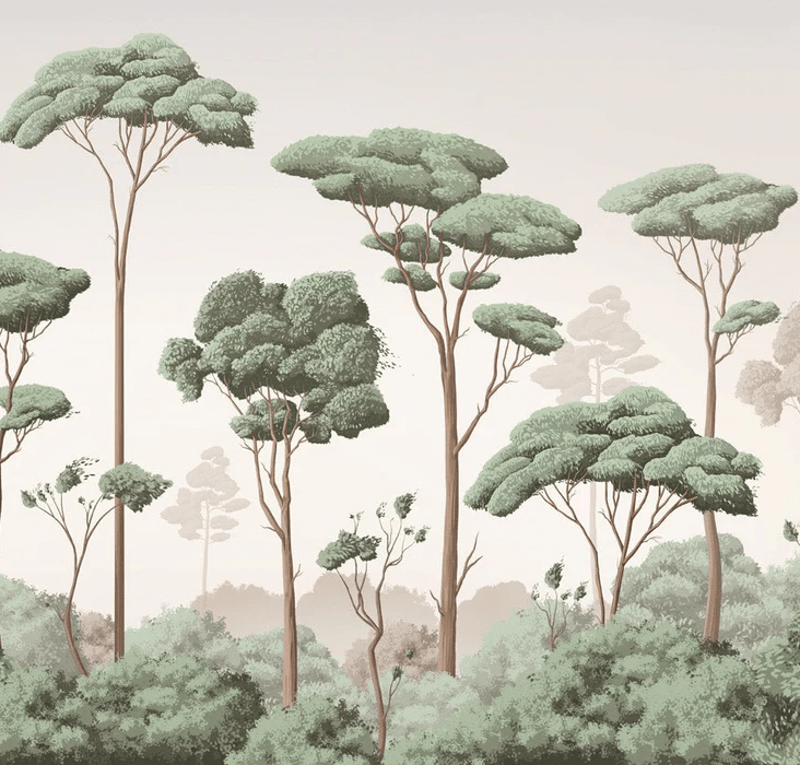 Light Breeze Pine Forest Wallpaper