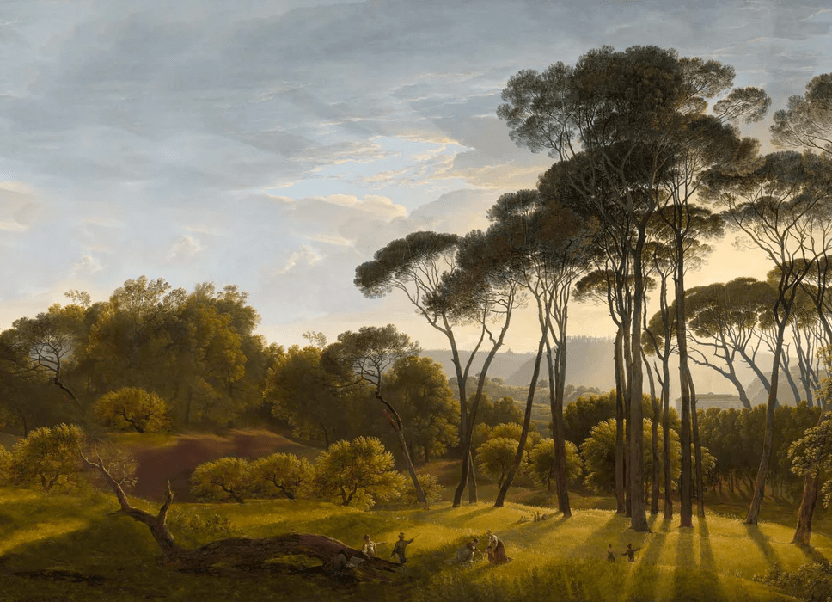 Papier peint paysage historique italien - Muralconcept