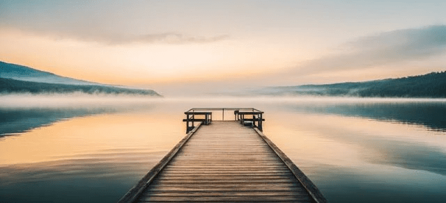 Papier peint photo vue lac - Muralconcept