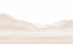 Papier peint Annecy et son lac paisible beige - Muralconcept