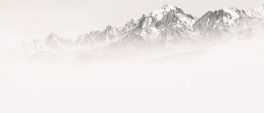 Papier peint matin brumeux Mont Blanc - Muralconcept