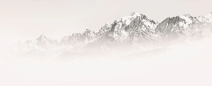 Foggy morning wallpaper Mont Blanc