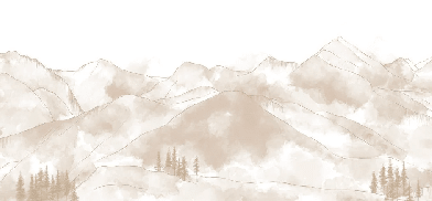 Papier peint panoramique Aravis sépia - Muralconcept