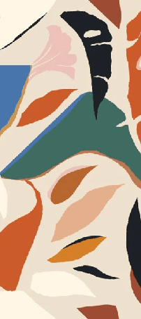 Papier peint contemporain végétal, XXL, tendance