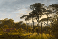 Papier peint paysage historique italien