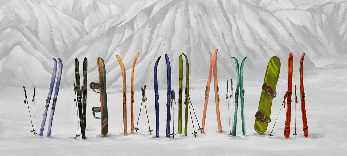 Ski wallpaper Courchevel