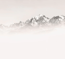 Foggy morning wallpaper Mont Blanc