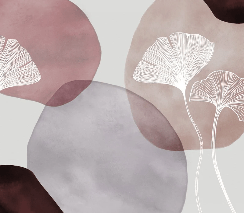 Abstract purple panoramic wallpaper