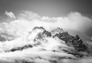 Papier peint panoramique pic Dolomites - Muralconcept