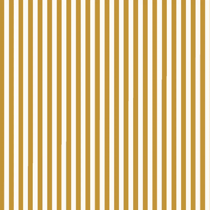 Papier peint rayure rétro jaune moutarde - Muralconcept