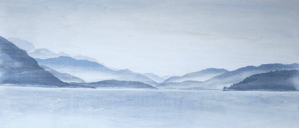 Papier peint Annecy | Les Bleus du Lac®, XXL, tendance