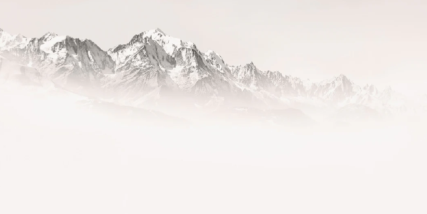 Tapete Nebliger Morgen Mont Blanc