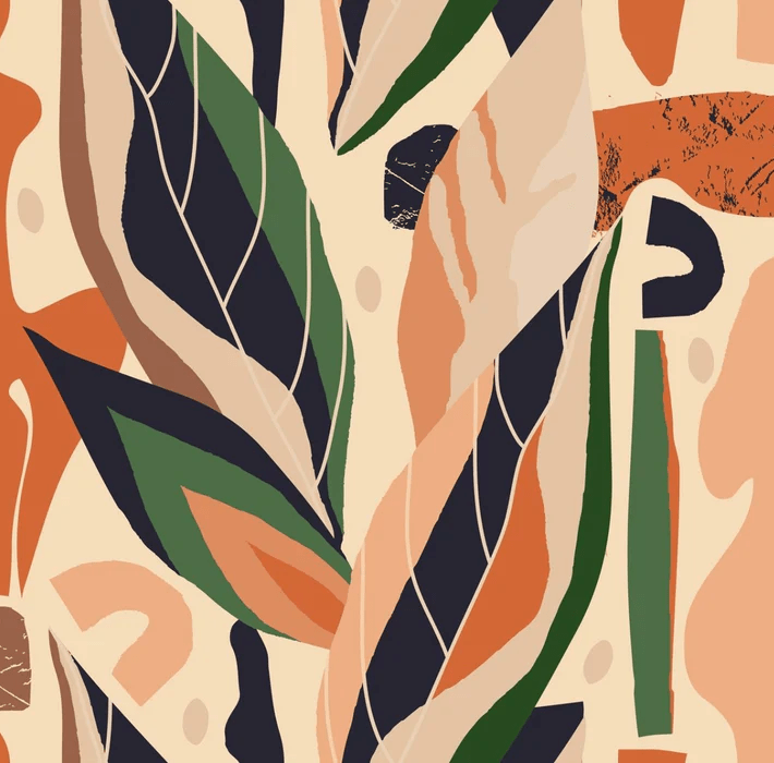 Abstract plant wallpaper