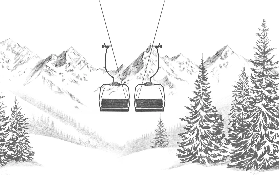 Papier peint immersion Alpine - Muralconcept